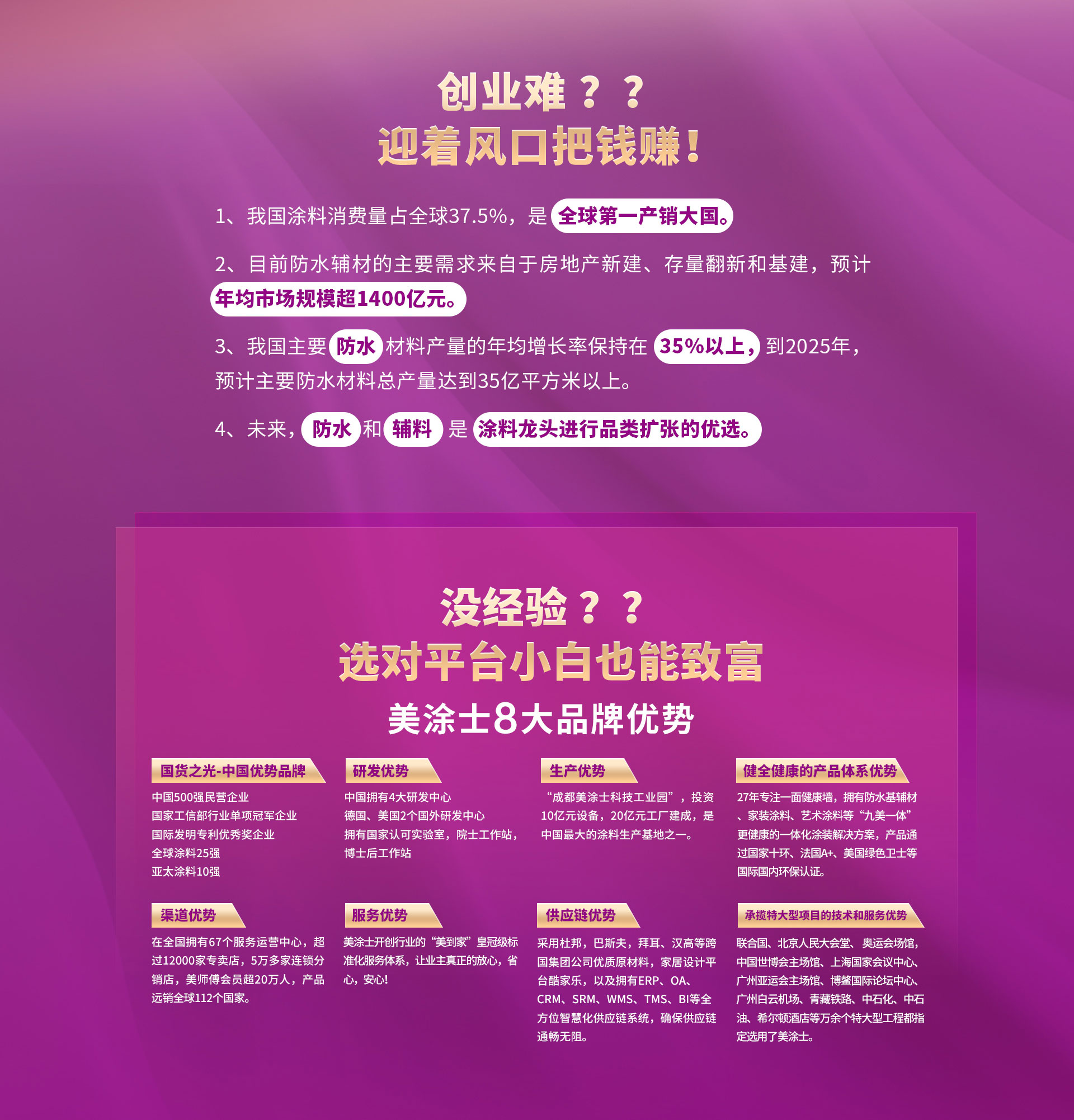 必发防水涂料加盟